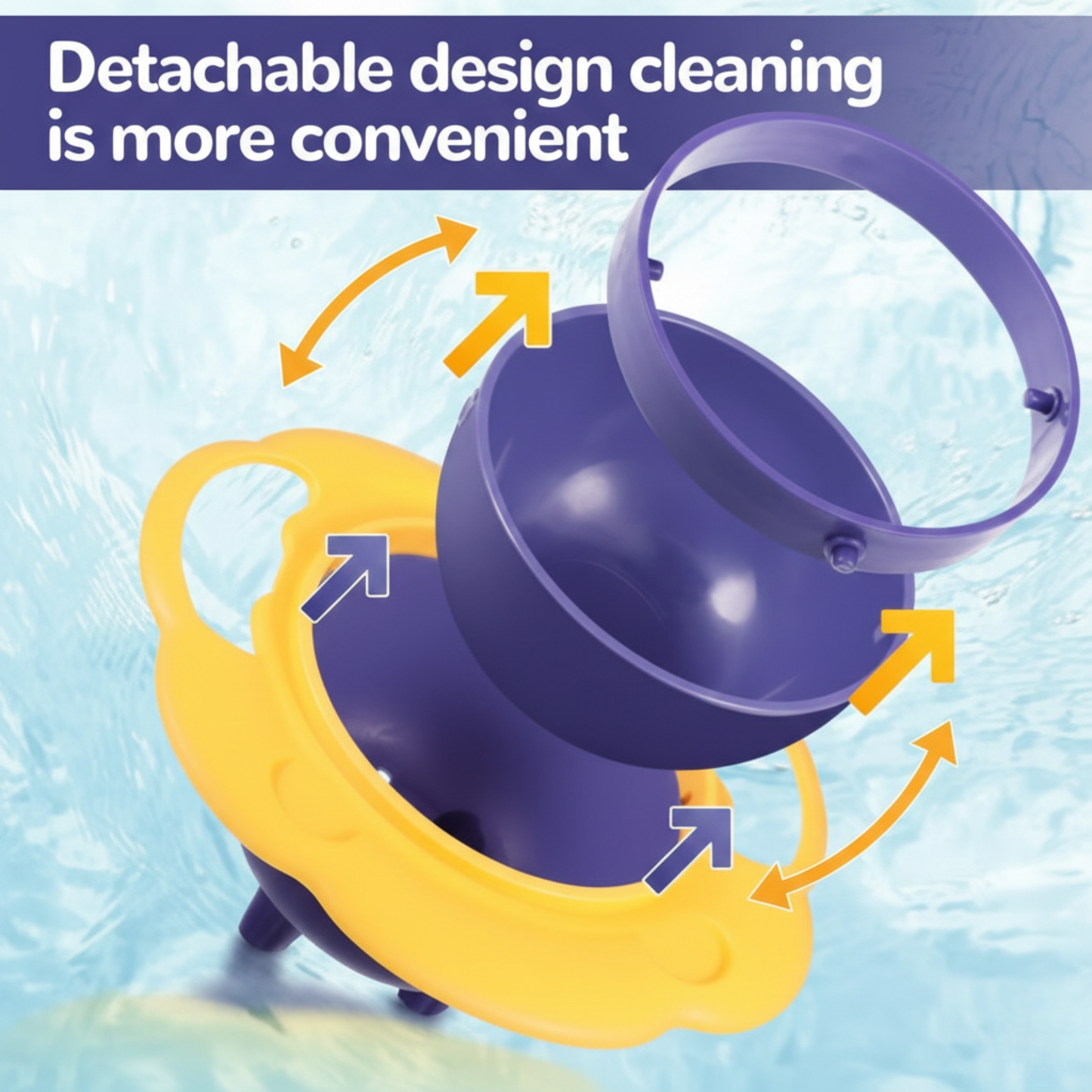 360° Baby Gyro Bowl – Spill-Proof No-Mess Feeding Bowl for Toddlers